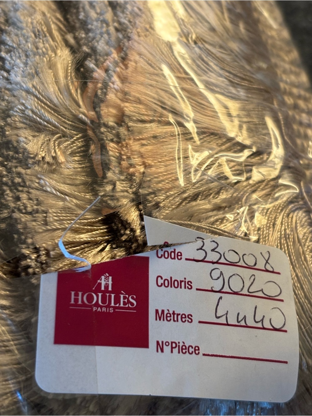 HOULÈS Paris Gold Tassel Trim Lot French Passementerie Fringe 33008 9020